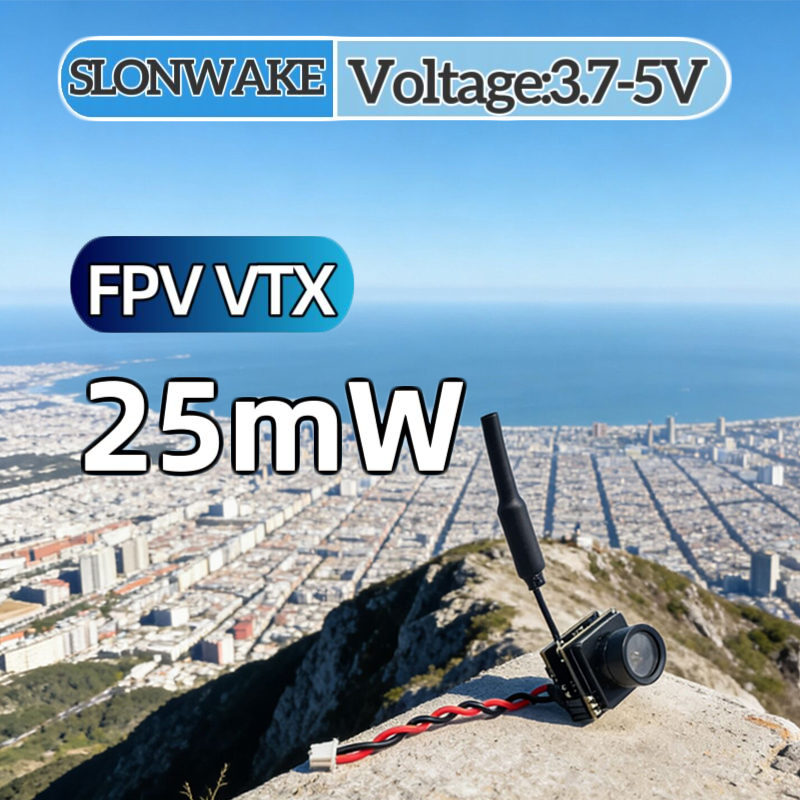 Drone With Rc Controller - SLONWAKE FPV 25mW power simulation VTX