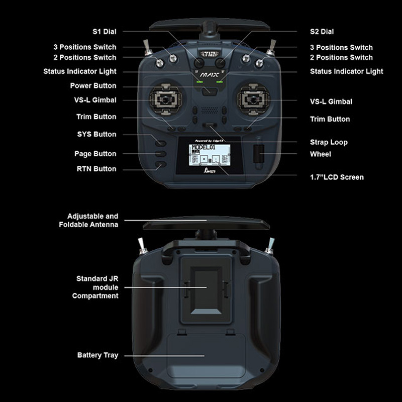Jumper T12 MAX Radio Controlle - Drone Vs Rc Airplane 评论和价格