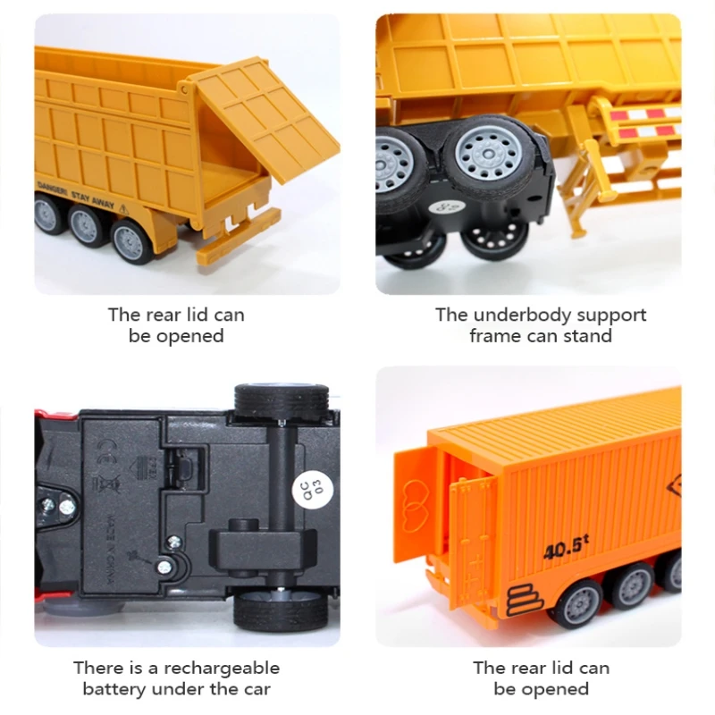 1/48 RC Container Truck Toy Ki - Drone Or Rc Car 评论和价格