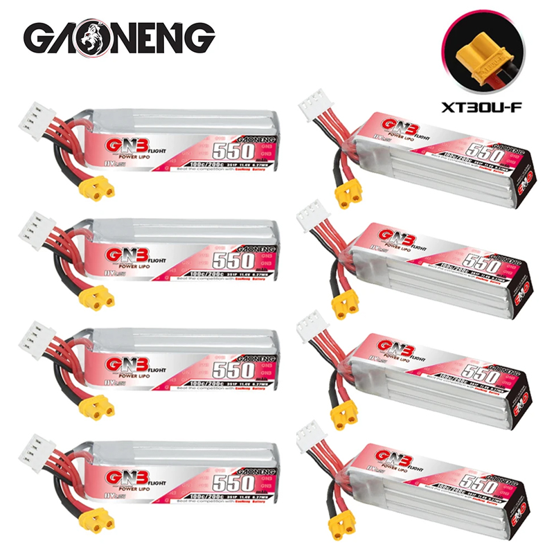 GNB HV 11.4V 550mAh 100C/200C  - Drone Lipo Battery 评论和价格