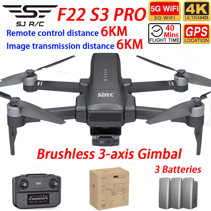 SJRC F22 S3 PRO Drone GPS 6KM  - Drone Sjrc 评论和价格