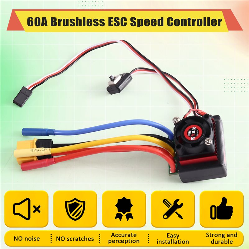 AINY-60A Brushless ESC Speed C - Rc Boat Brushless Motor 评论和价格