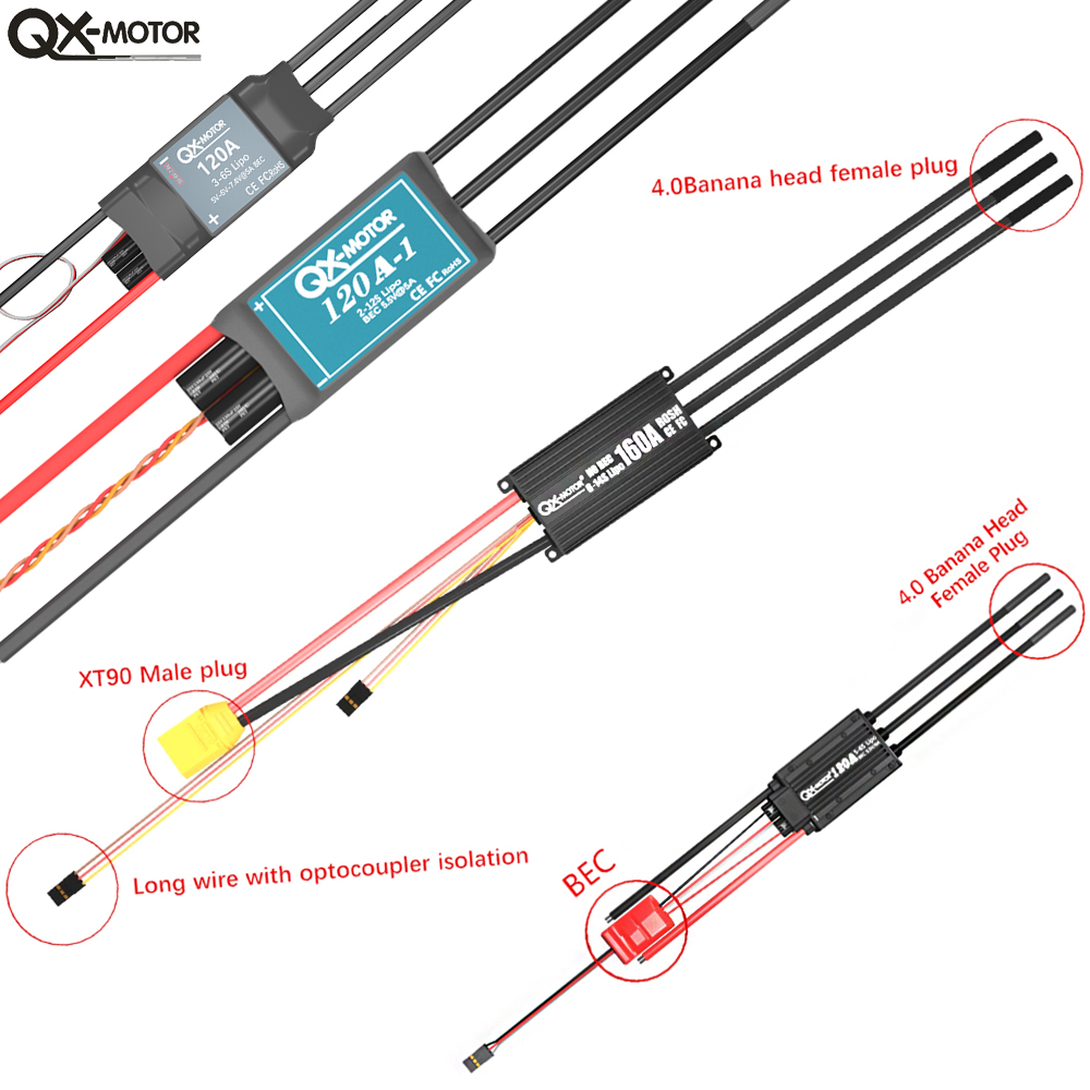 QX-MOTOR Brushless ESC series  - Rc Boat Brushless Motor 评论和价格