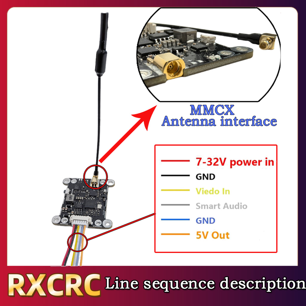 RXCRC 5.8G Module 48CH 1.6W VT - Drone With Rc Controller 评论和价格