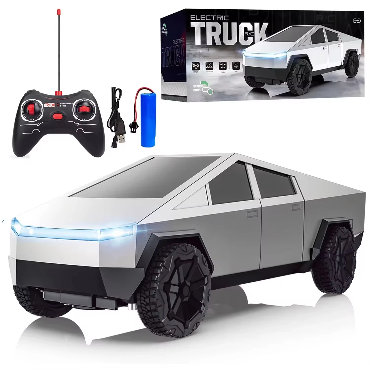 1:24 RC Cybertruck Pickup 4WD  - Drone Or Rc Car 评论和价格