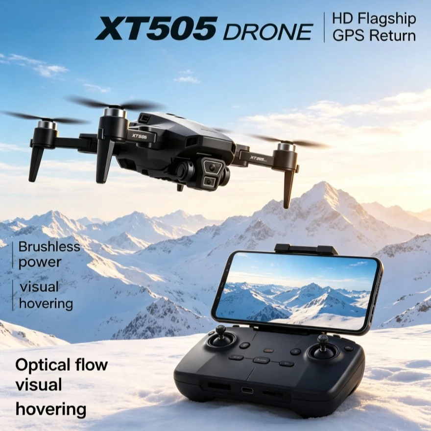 Original XT505 Foldable GPS Dr - Xt505 Rc Drone 评论和价格