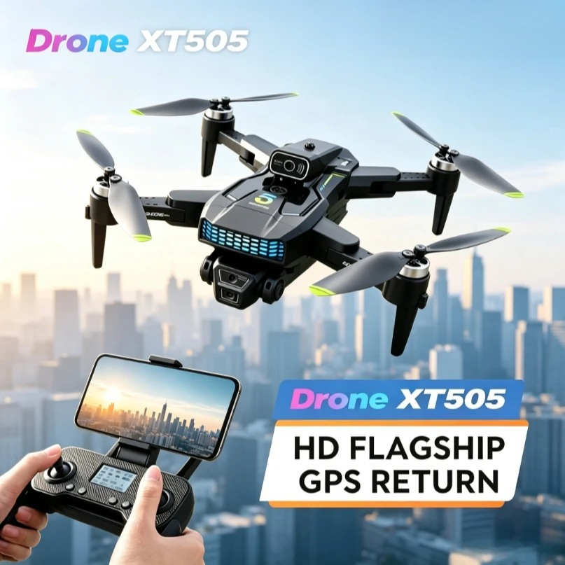 Original XT505 Foldable GPS Dr - Xt505 Rc Drone 评论和价格