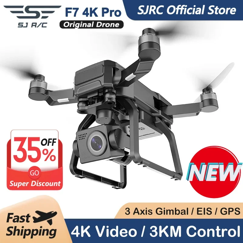 SJRC F7 4K PRO Camera Drone GP - Drone Sjrc 评论和价格