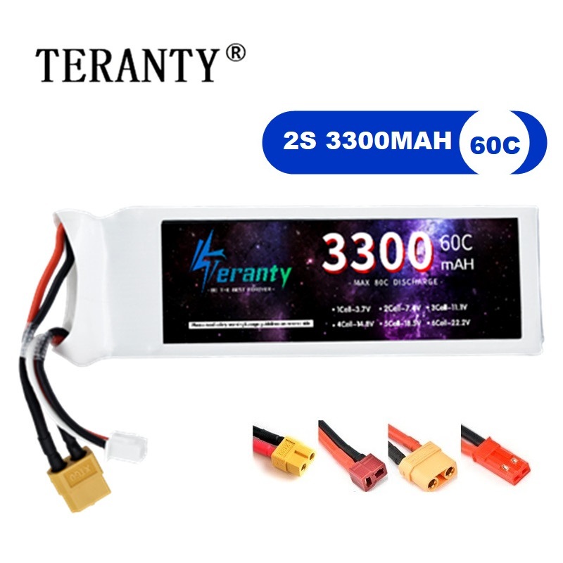 2S 7.4V LiPo Battery 3300mAh 6 - Drone Lipo Battery 评论和价格