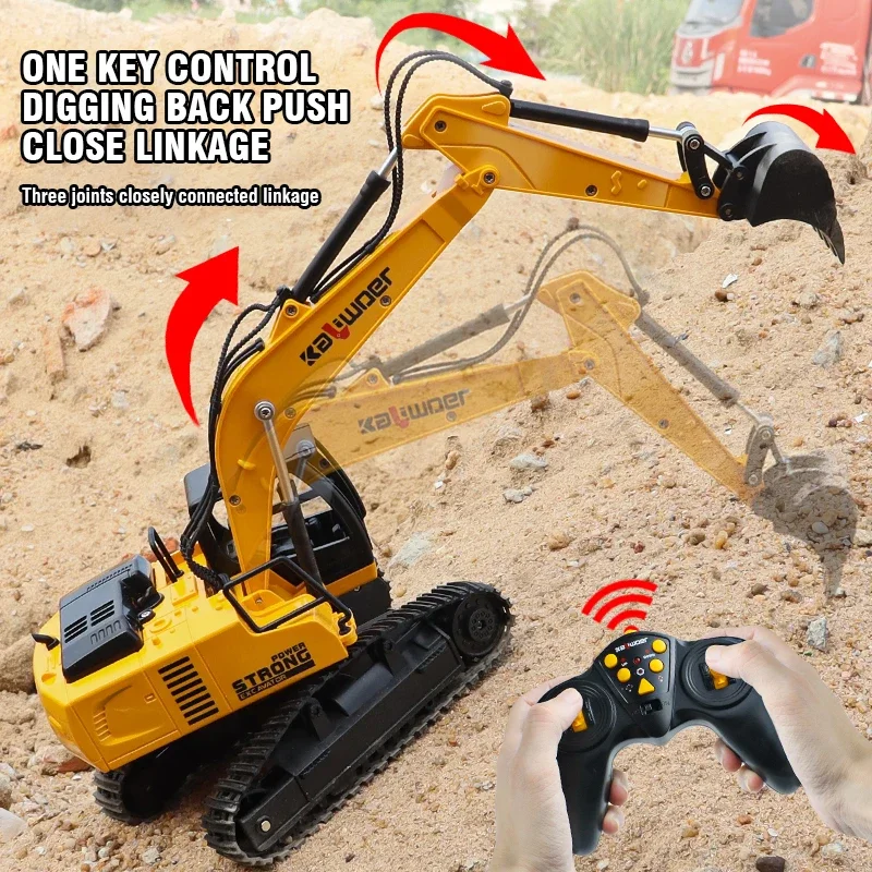Huina Rc Excavator 1/24 9Ch Re - Drone Or Rc Car 评论和价格