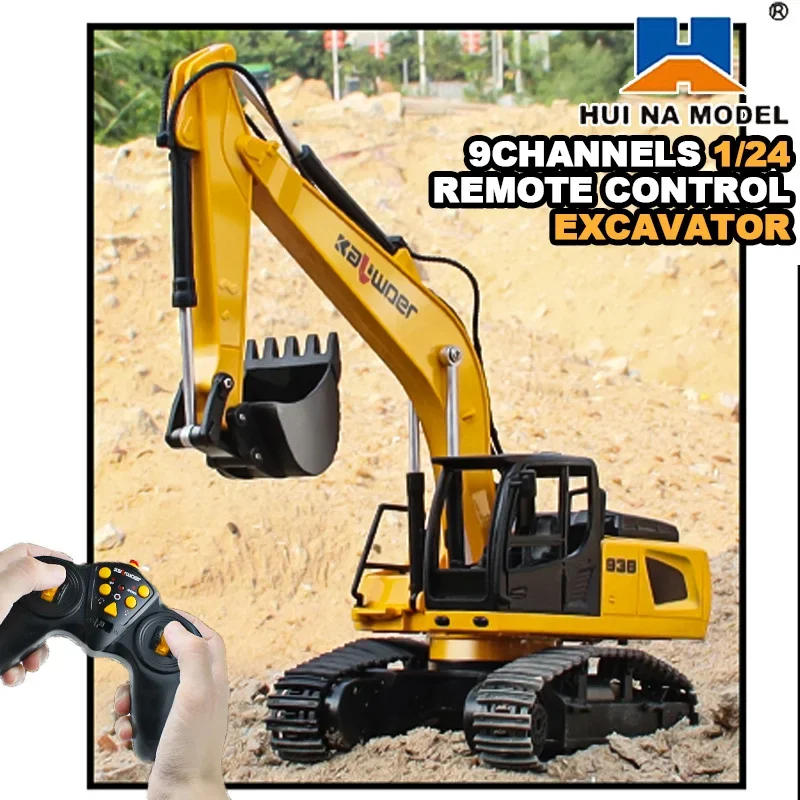Huina Rc Excavator 1/24 9Ch Re - Drone Or Rc Car 评论和价格