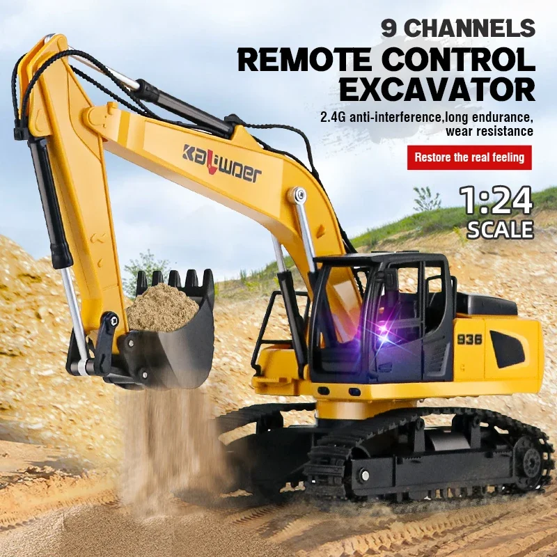 Huina Rc Excavator 1/24 9Ch Re - Drone Or Rc Car 评论和价格