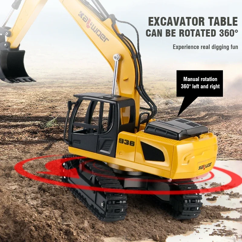 Huina Rc Excavator 1/24 9Ch Re - Drone Or Rc Car 评论和价格