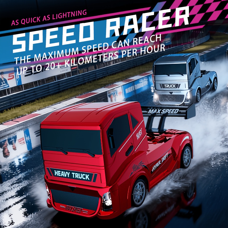 1:24 4WD RC Drift Truck with L - Drone Or Rc Car 评论和价格