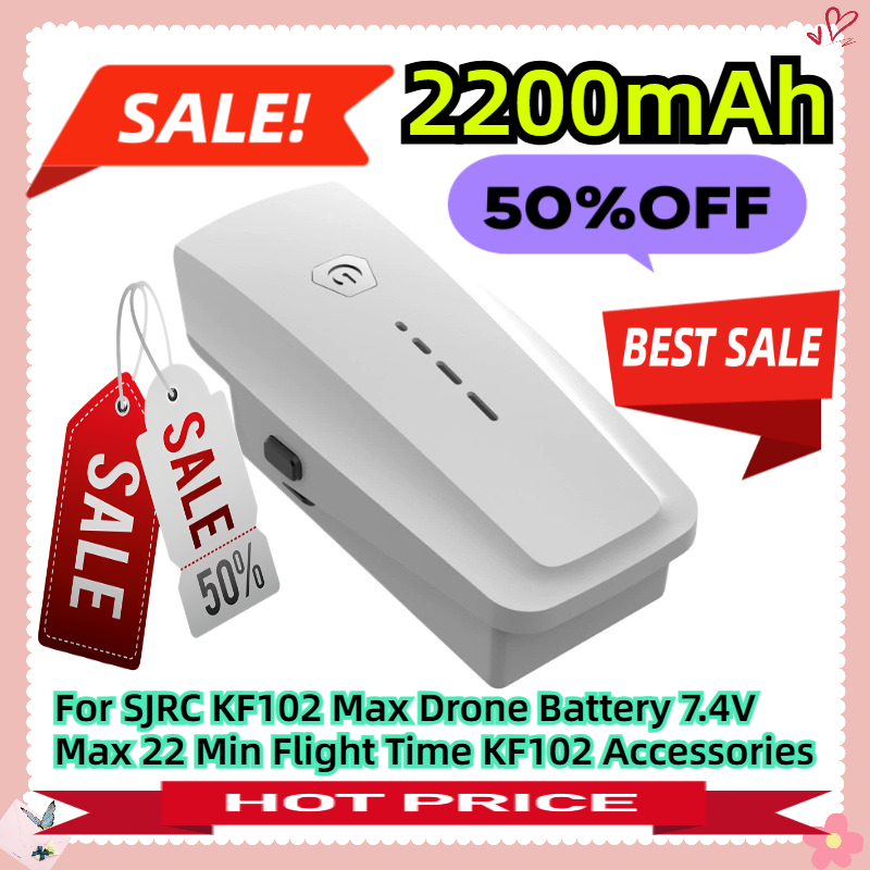 For SJRC KF102 Max Drone Batte - Drone Sjrc 评论和价格