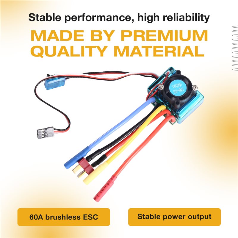 MACH-60A Brushless ESC Speed C - Rc Boat Brushless Motor 评论和价格