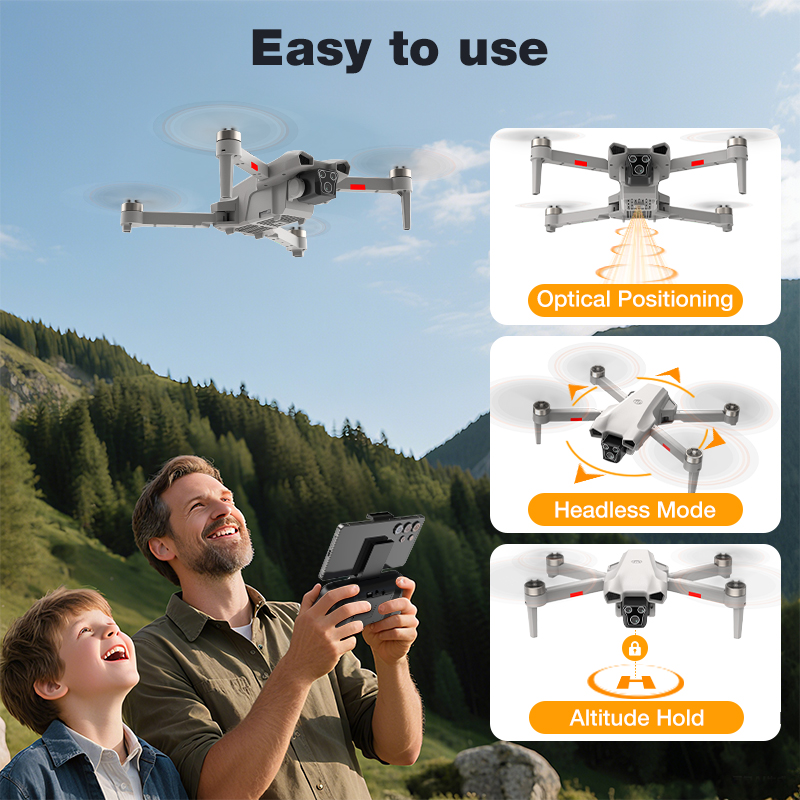 NEW Hot L017 Pro Drone Brushle - Drone Rc Foldable 评论和价格