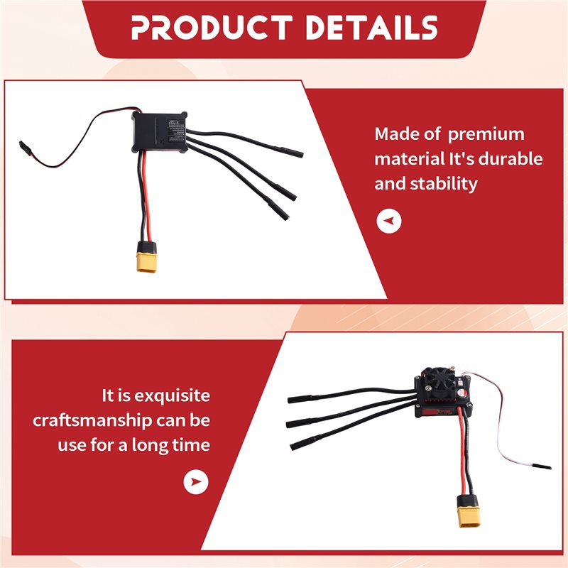 MACH-RC 75A Brushless ESC Elec - Rc Boat Brushless Motor 评论和价格