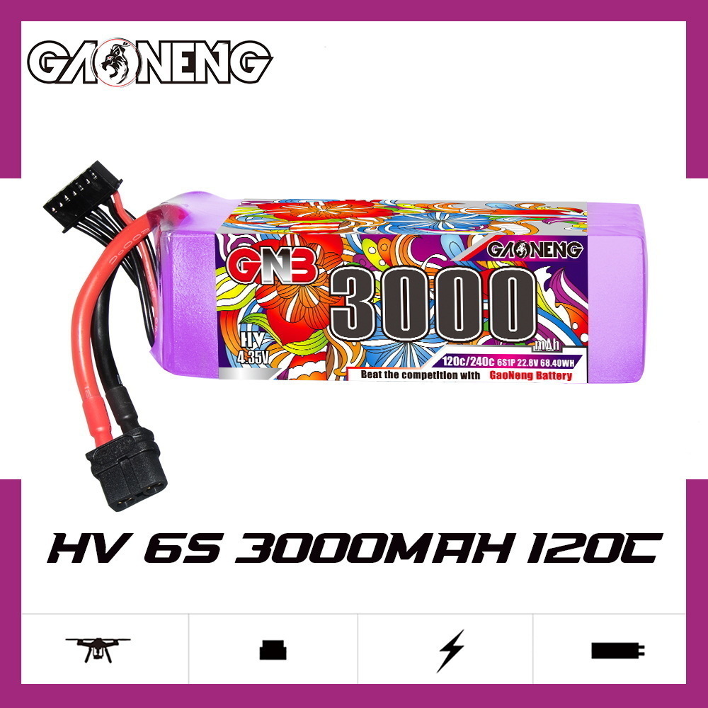 GNB Lipo Battery 6S 22.8V 3000 - Drone Lipo Battery 评论和价格