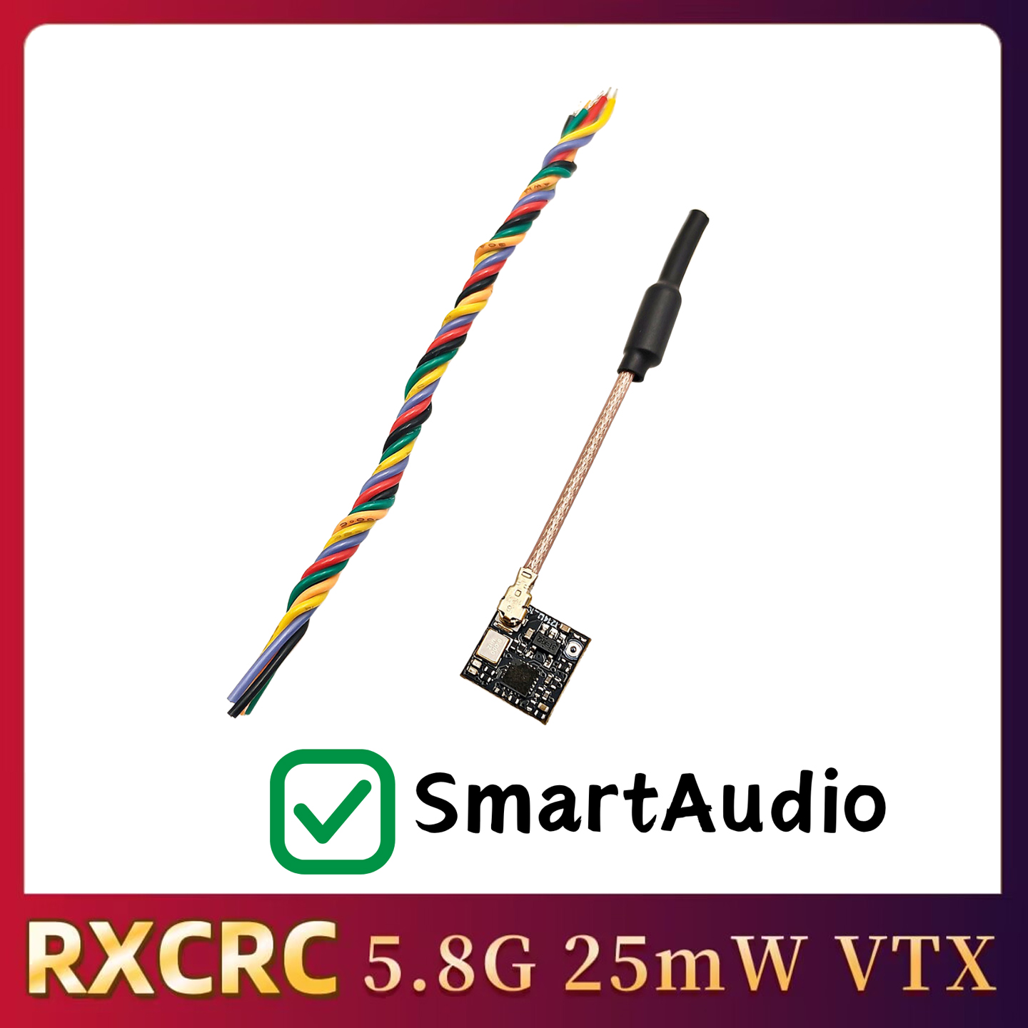 RXCRC 5.8GHz 48CH FPV 25mW Ana - Drone With Rc Controller 评论和价格