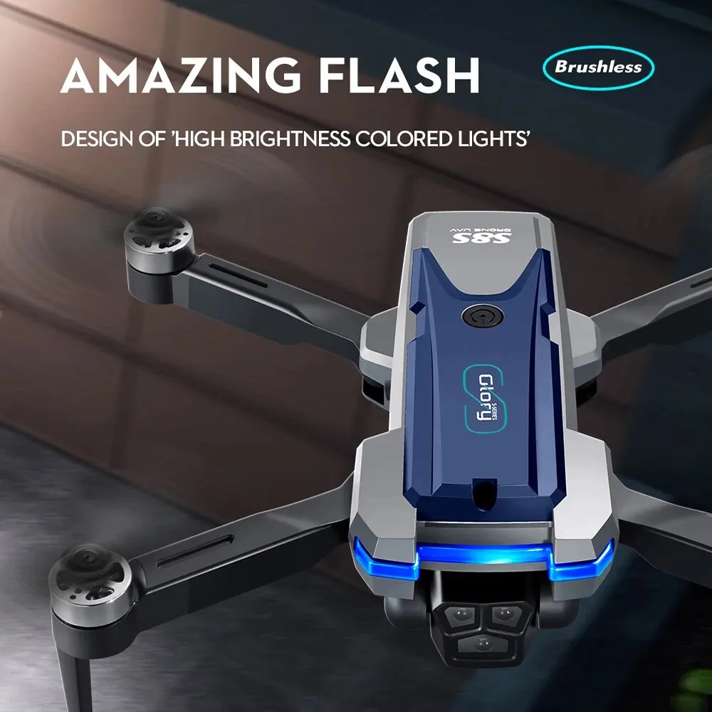 S8S GPS Drone 5G Wifi 8K HD Du - Drone Rc Foldable 评论和价格